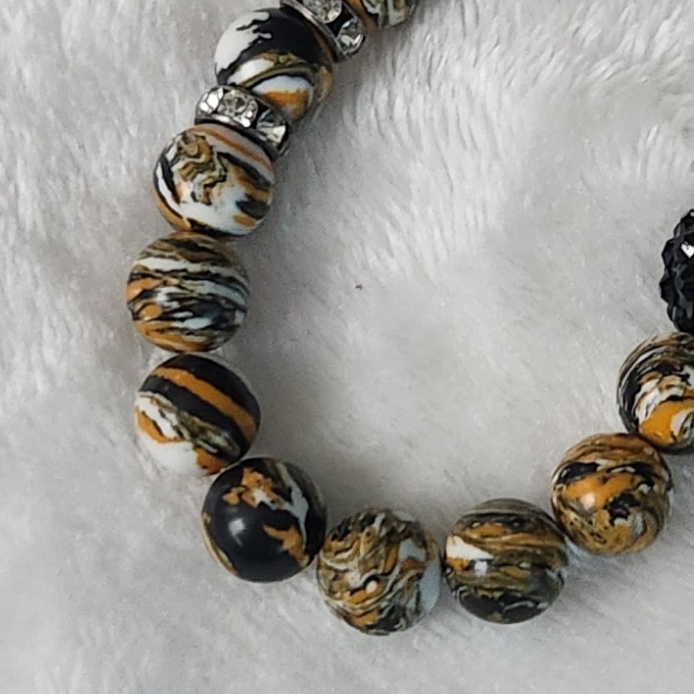 🖤Elegant Multicolor Beaded Bracelet – Women’s Jewelry – Excellent Condition - Picture 6 of 8